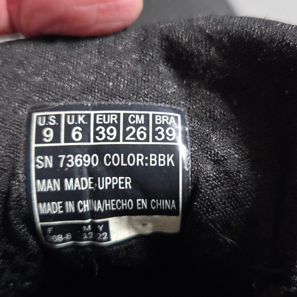 Skechers Womans Black Lace-Up Sneakers - Picture 4 of 5